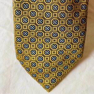 CANALI Tie Gold Italian Silk